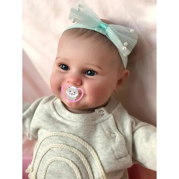Body Silicone Vinyl Correct  Lifelike Reborn Baby Realistic Newborn Girl Dolls - Picture 8 of 8